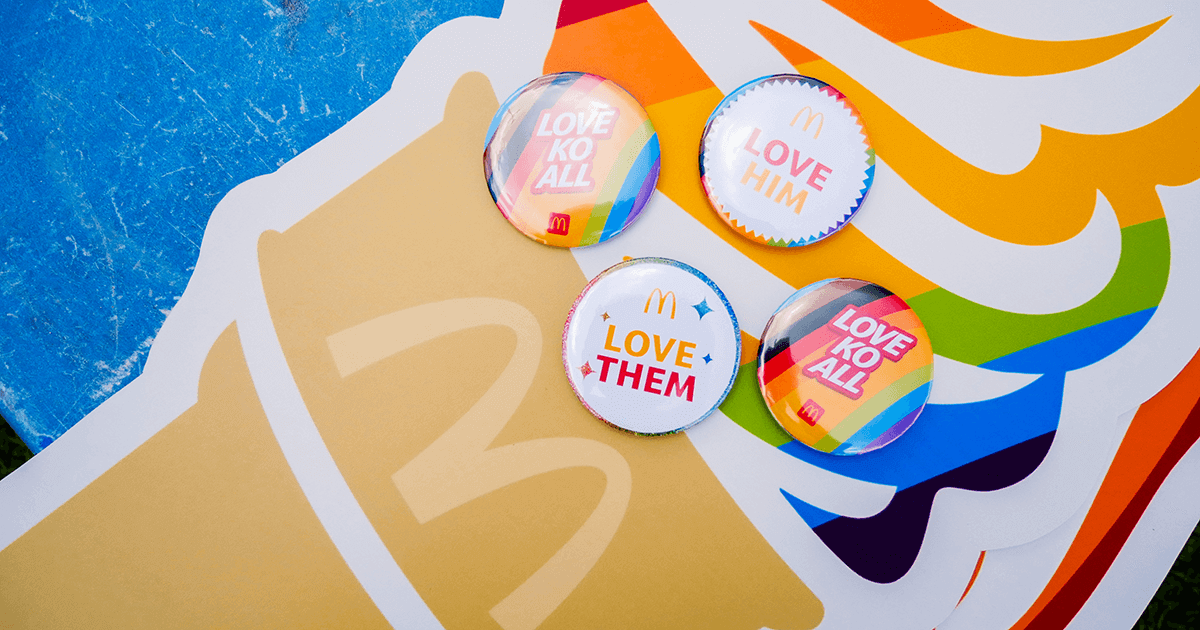 Love Ko All McDonald’s PH colors its iconic arches at McKinley West